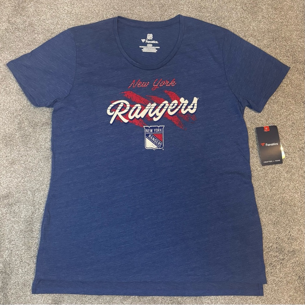 Women’s Fanatics New York Rangers Tee Shirt | Size L | NWT